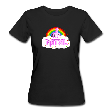 Musik LK T-Shirt - metal musik heavy einhorn regenbogen pink lustig