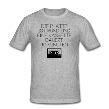 Musik LK T-Shirt - Die Platte ist rund...