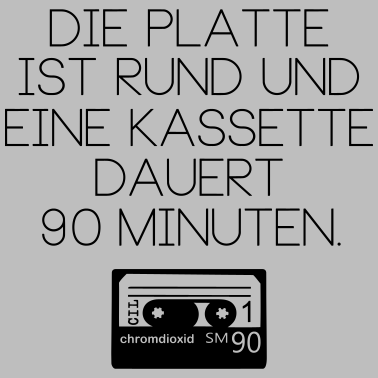 Motiv Die Platte ist rund...