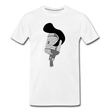 Musik LK T-Shirt - Retro Micro mit Elvis Tolle