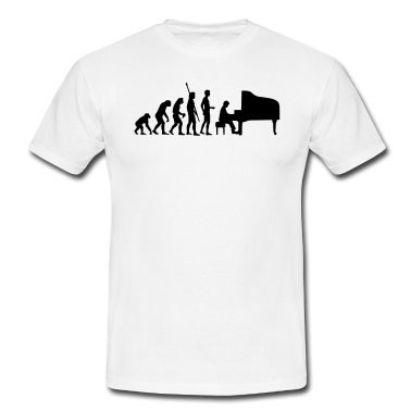 Musik LK T-Shirt - evolution_pianist