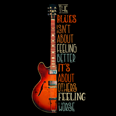 Motiv Lustiges Blues Musik Geschenk für Musiker