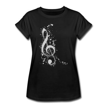 Musik LK T-Shirt - Musik Notenschlüssel Symbol