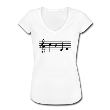 Musik LK T-Shirt - Chef Notenschrift