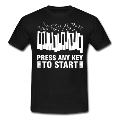 Musik LK T-Shirt - Klavier Klavierspieler Pianist Piano Geschenk