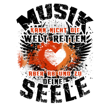 Motiv Musik kann nicht die Welt retten aber ab und zu