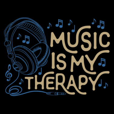 Motiv Die Musik ist meine Therapy Leben