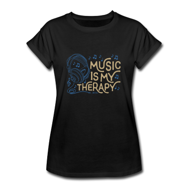 Musik LK T-Shirt - Die Musik ist meine Therapy Leben