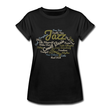 Musik LK T-Shirt - Jazz Tag Cloud