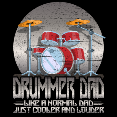 Motiv Drummer Dad Schlagzeug Schlagzeuger Drum Vatertag
