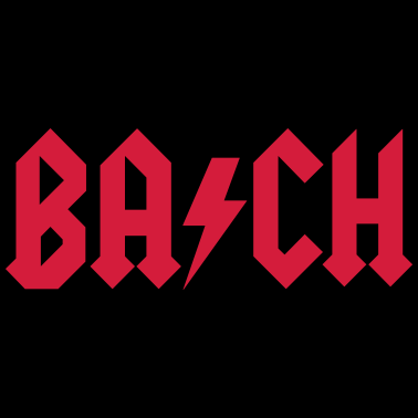 Motiv Johann Sebastian Bach - HARD ROCK - Musik