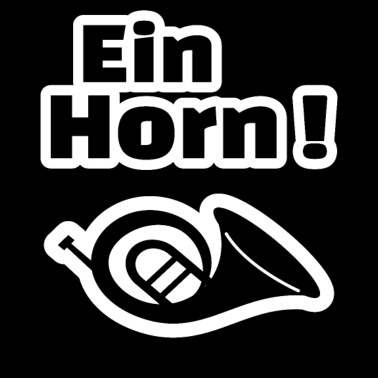 Motiv Ein Horn Anti Einhorn Musikinstrument