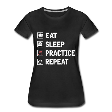 Musik LK T-Shirt - Eat Sleep Practice Repeat Music Lover