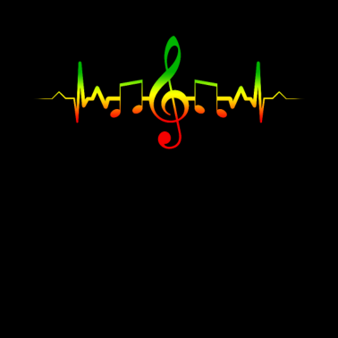Motiv Reggae Musik Herzschlag