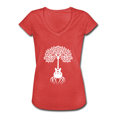Musik LK T-Shirt - Gitarre Musik Musik Pflanze Natur Wurzeln Love