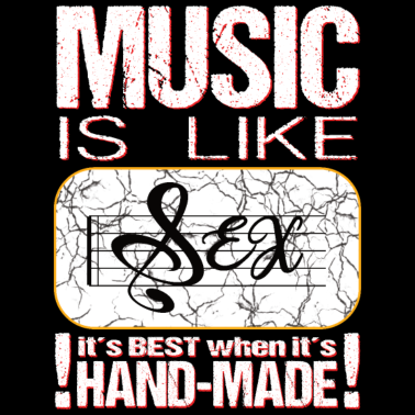 Motiv Musik ist wie Sex