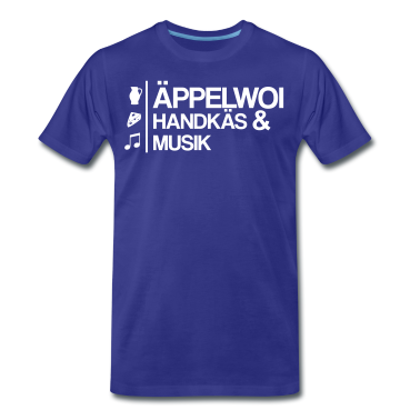Musik LK T-Shirt - Äppelwoi, Handkäs und Musik
