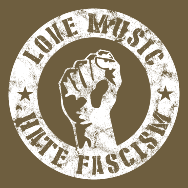 Motiv Love Music Hate Fascism Gegen Rechts Geschenk