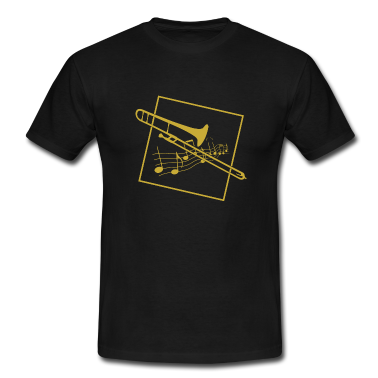 Musik LK T-Shirt - Posaune Musik Posaunist Musiker Blasinstrument gol
