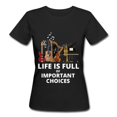 Musik LK T-Shirt - Das Musikleben ist voller Instrumente