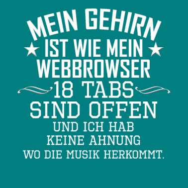 Motiv MUSIK NERD VERPLANT PC SPRUCH WITZIG