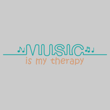 Motiv music is my therapy - Musik ist meine Therapie