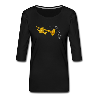 Musik LK T-Shirt - Trompete Musik Noten Musiker Jazz