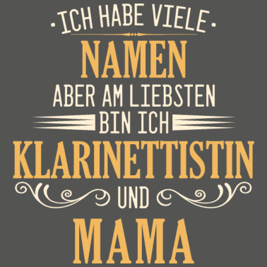Motiv Klarinette Klarinettistin Instrument Musik Spruch