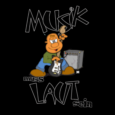 Motiv Musik muss laut sein