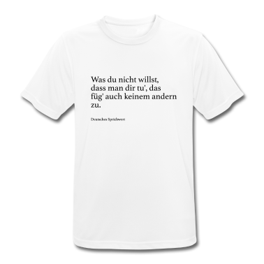 Musik LK T-Shirt - Was du nicht willst, dass man dir tu', das füg' a