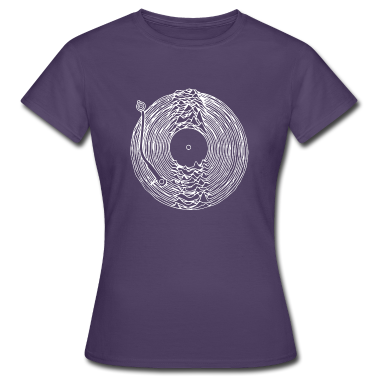 Musik LK T-Shirt - Weiß Vinyl Plattenspieler