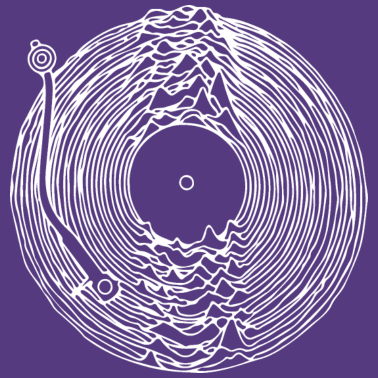 Motiv Weiß Vinyl Plattenspieler