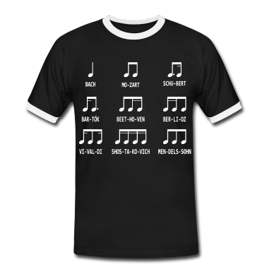 Musik LK T-Shirt - Musik Noten Komponisten