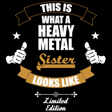 Motiv Dies ist eine Heavymetal Schwester