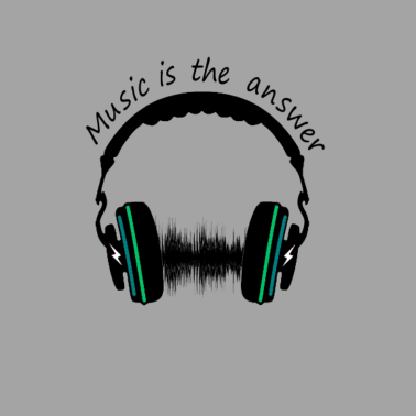 Motiv Musik ist die Antwort ♥ ♪ ♫