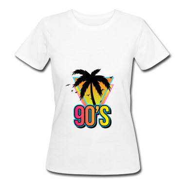 Musik LK T-Shirt - 90er Strand Palme 90er Geschenkidee