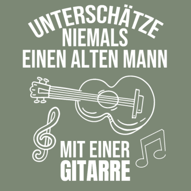 Motiv Gitarre Musik alter Gitarrist Musiker Music Spruch