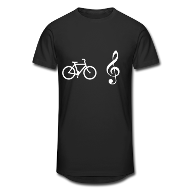Musik LK T-Shirt - Fahrrad Notenschlüssel