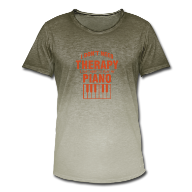 Musik LK T-Shirt - Therapy Piano Geschenk Melodie Pianist Musiker