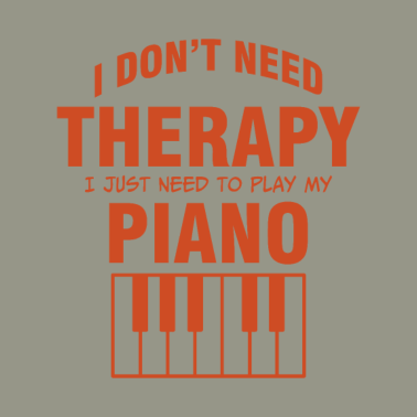 Motiv Therapy Piano Geschenk Melodie Pianist Musiker