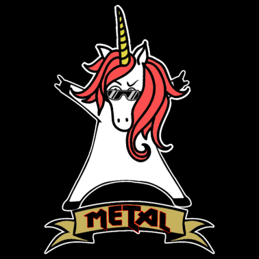 Motiv Metal Einhorn - Einhorn - Metal - Musik