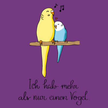 Motiv Vogel Wellensittich Lustiger Spruch Geschenk