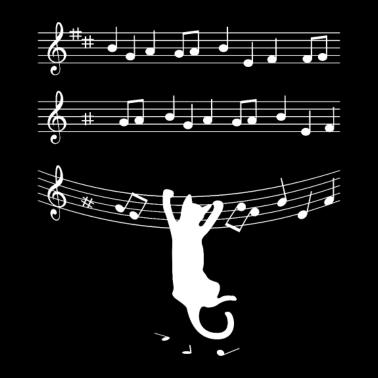 Motiv Wenn Katzen Musik machen