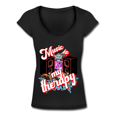 Musik LK T-Shirt - Music is my therapy Musik Tanzen Leben