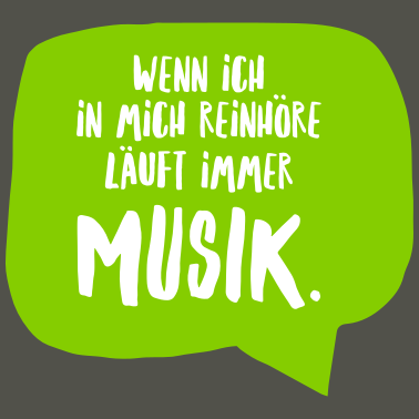 Motiv Musik Spruch Lustig Sprechblase DJ