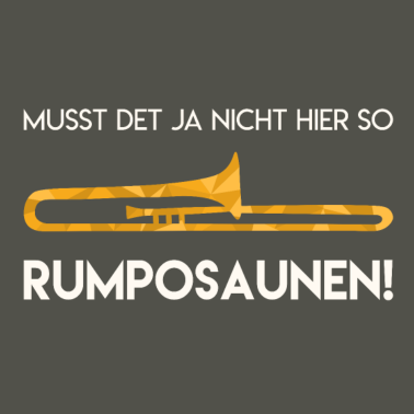 Motiv Musik Posaune Wortspiel Berlin Berliner Schnauze