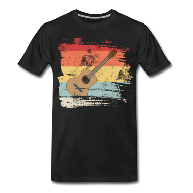 Musik LK T-Shirt - Retro Gitarre