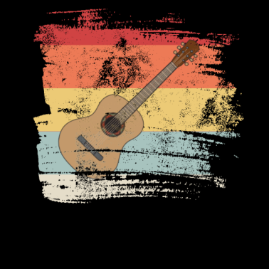 Motiv Retro Gitarre