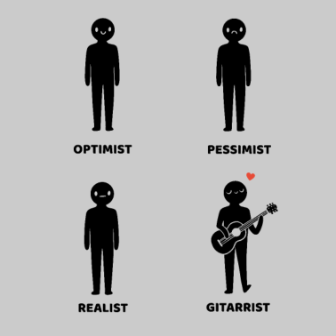 Motiv Gitarristen Musiker Wortspiel Geschenk