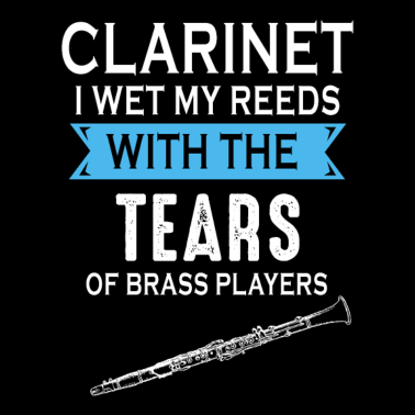 Motiv Klarinette Wortspiel Musik Band Orchester